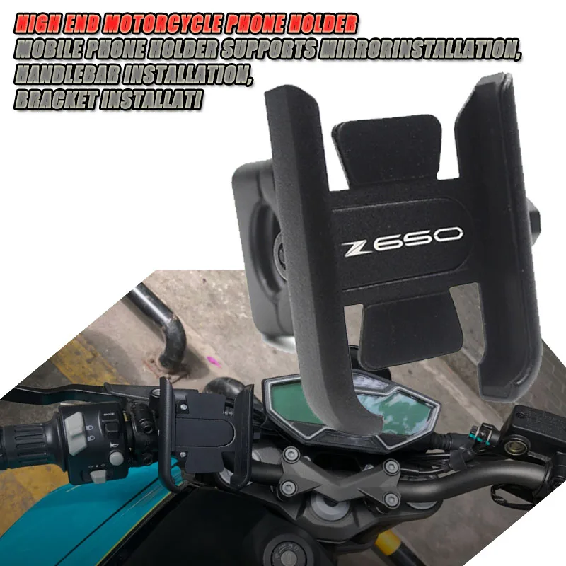 Pre Kawasaki Z. Z650 Z800 Z750 Z900 Z900RS Z1000 Z1000SX Z400 Z300 Držiak telefónu Motocykel CNC Mobile GPS Mobile GPS stojan