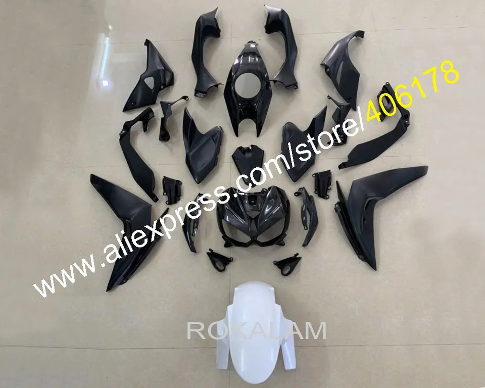 Pre Kawasaki Z1000 14 15 16 17 18 19 19 Z 1000 2014 2016 2016 2017 2018 2019 Biele čierne motocyklové kapotáž (vstrekovanie)
