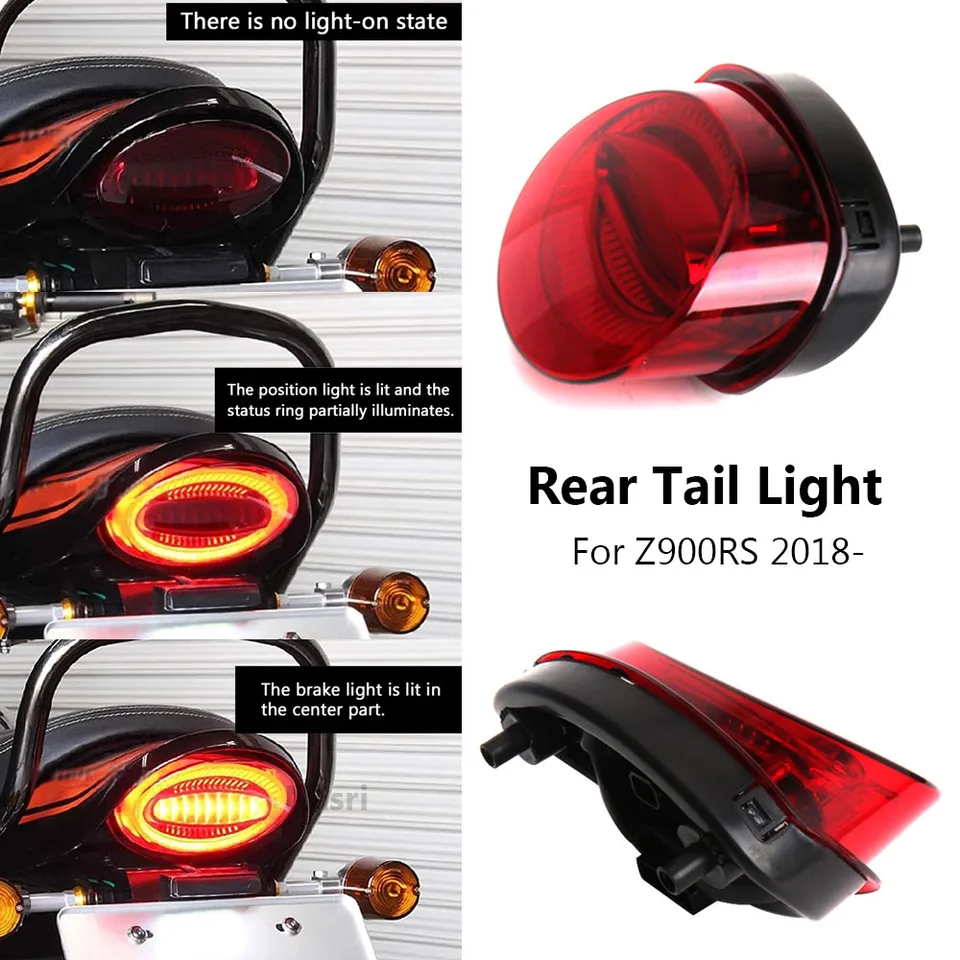Pre kawasaki Z900 RS Motocykel LED zadné brzdové svetlo LED svetlo LAMP 2018 2020 2021 2022 2023 Z900RS Z 900 RS Z900RS