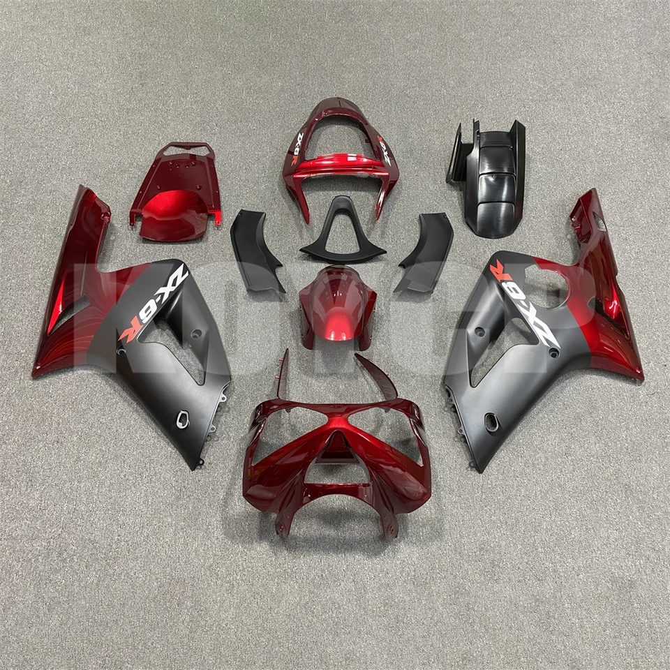 pre Kawasaki ZX-6R ZX6R ZX600 636 2003 2004 Motocyklové príslušenstvo Bodywork Set Injekcia ABS plasty plné kapotáž
