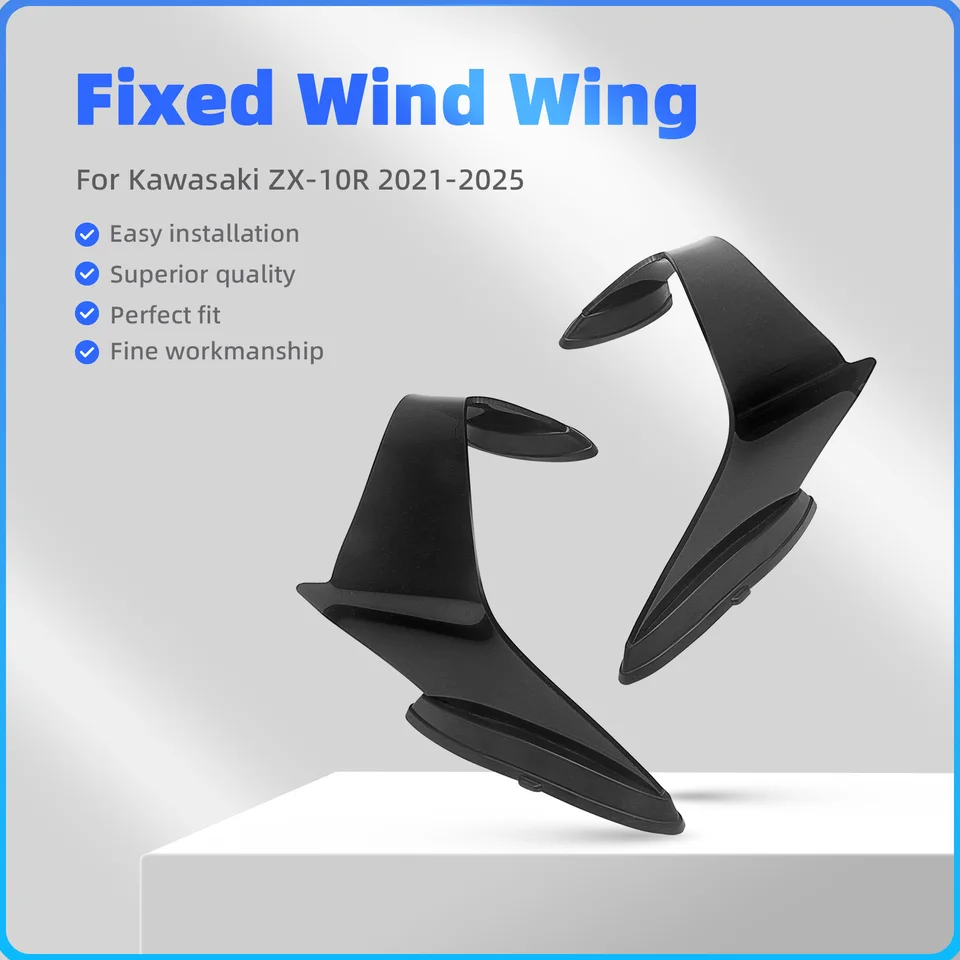 Pre Kawasaki ZX10R ZX-10R 2021 2022 2023 2024 2025 Motorové kapotáž na strane Aerodynamic Wing Kit