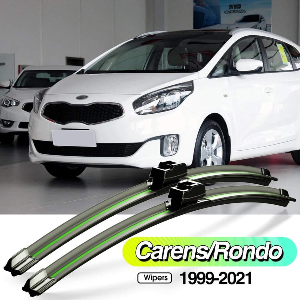 Pre Kia Carens Rondo 1999-2021 2ks predné čelné sklo Wiper Blades Windise Window Accessories 2005 2010 2013 2016 2018 2018 2019