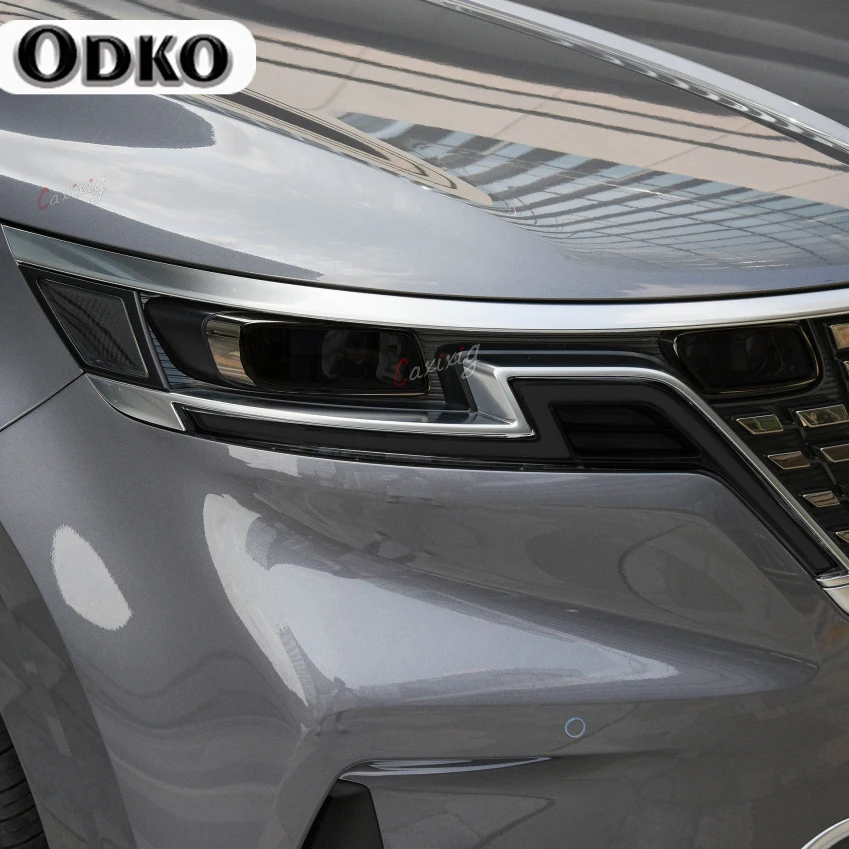 Pre Kia Carnival 2020-2022 TPU Exteriér exteriérové ​​svetlomety Anti-Scratch Ochranné filmové svetlomety Opravy nálepiek Príslušenstvo REPIT