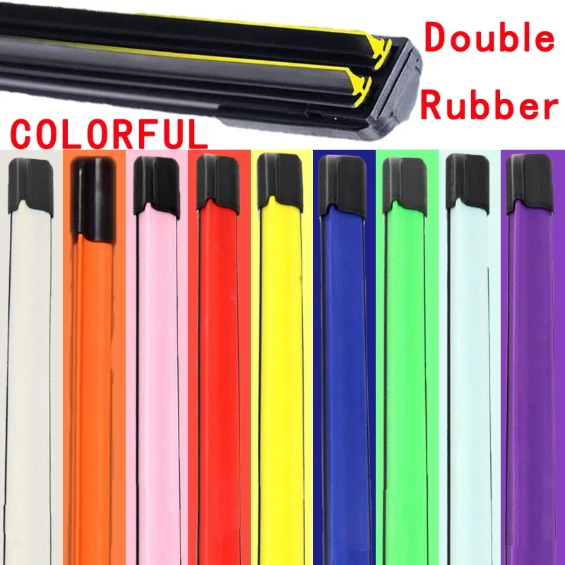 Pre Kia Ceed JD 2012 2013 2014 2015 2016 2017 2018 2018 GT PRO Car Front Wiper Wiper Blades Wash Cleancing Černé sklo príslušenstvo čelného skla Černé sklo