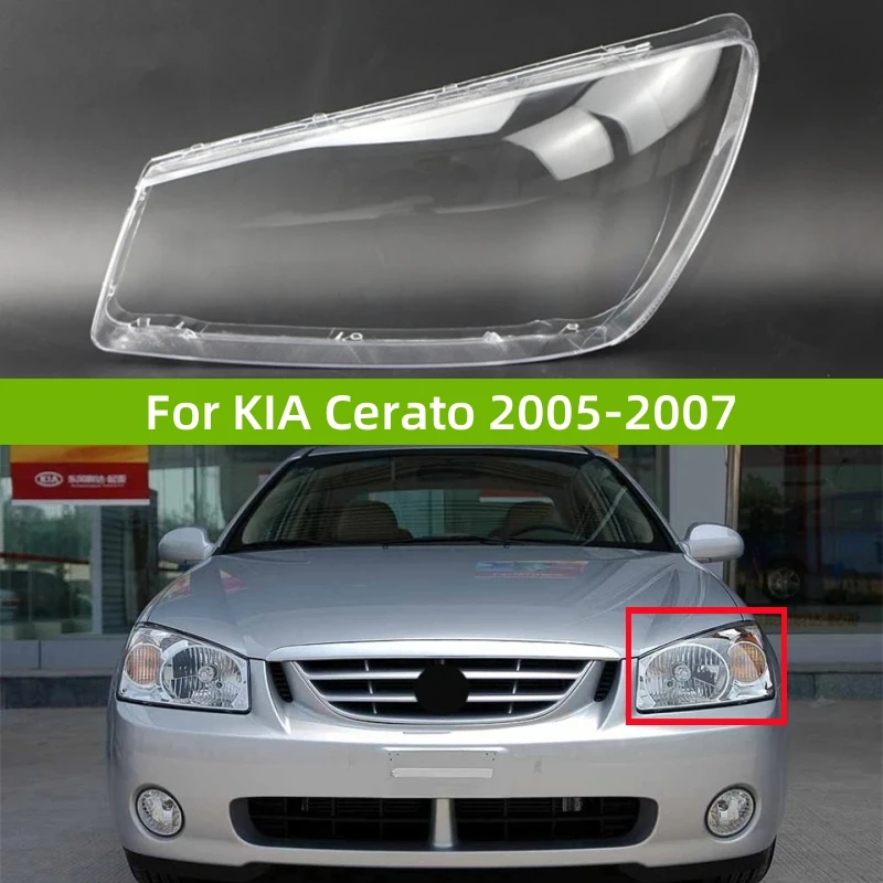 Pre Kia Cerato 2005 2006 2007 Príslušenstvo Transparentné PC Materiál Svetlomety objektívu