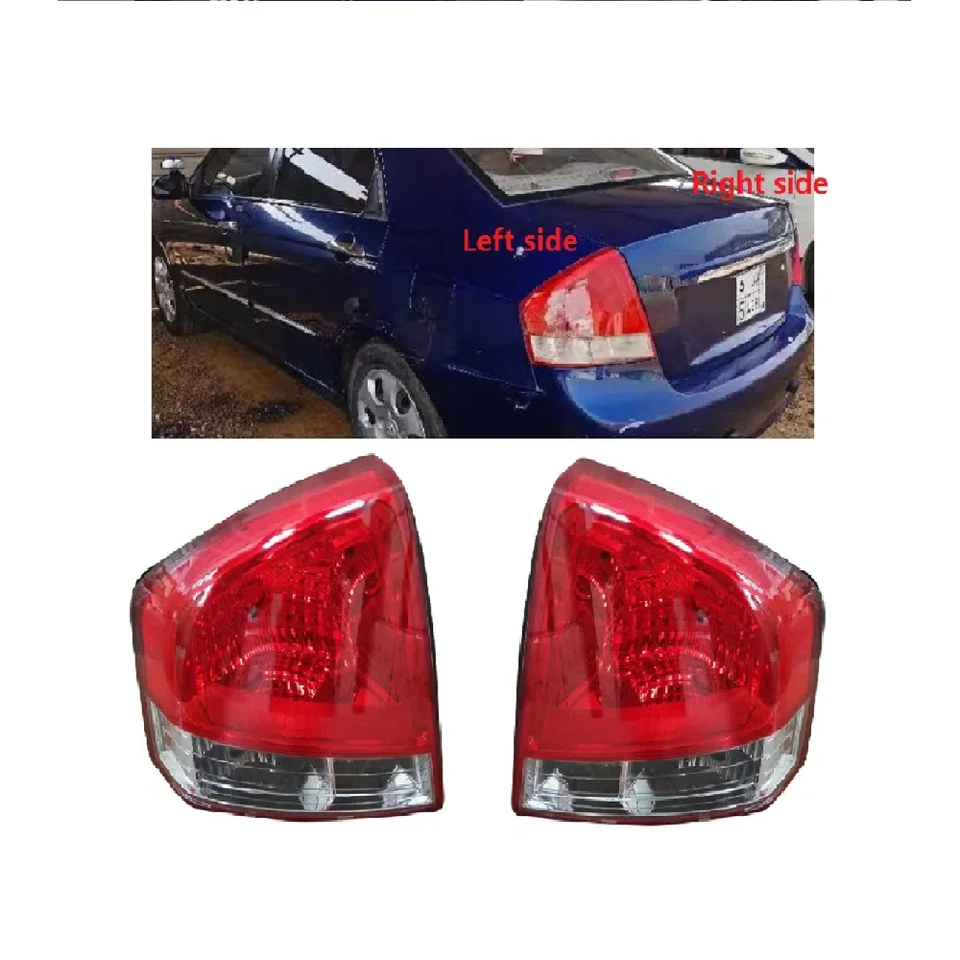 Pre Kia Cerato 2007 2008 Americká verzia Sedan Car Taillight Zadné svetlo zadné žiarovky zadné svetlá Zostava bez svetla