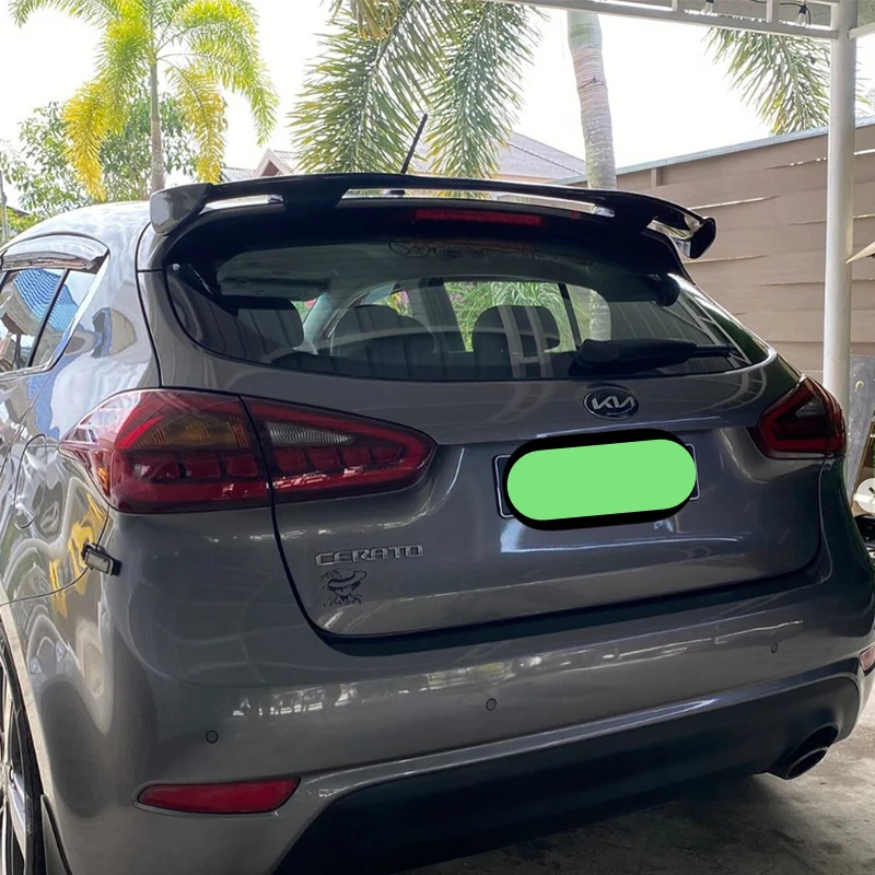 Pre Kia Cerato Spoiler ABS plastový hatchback strecha zadného krídla Kit