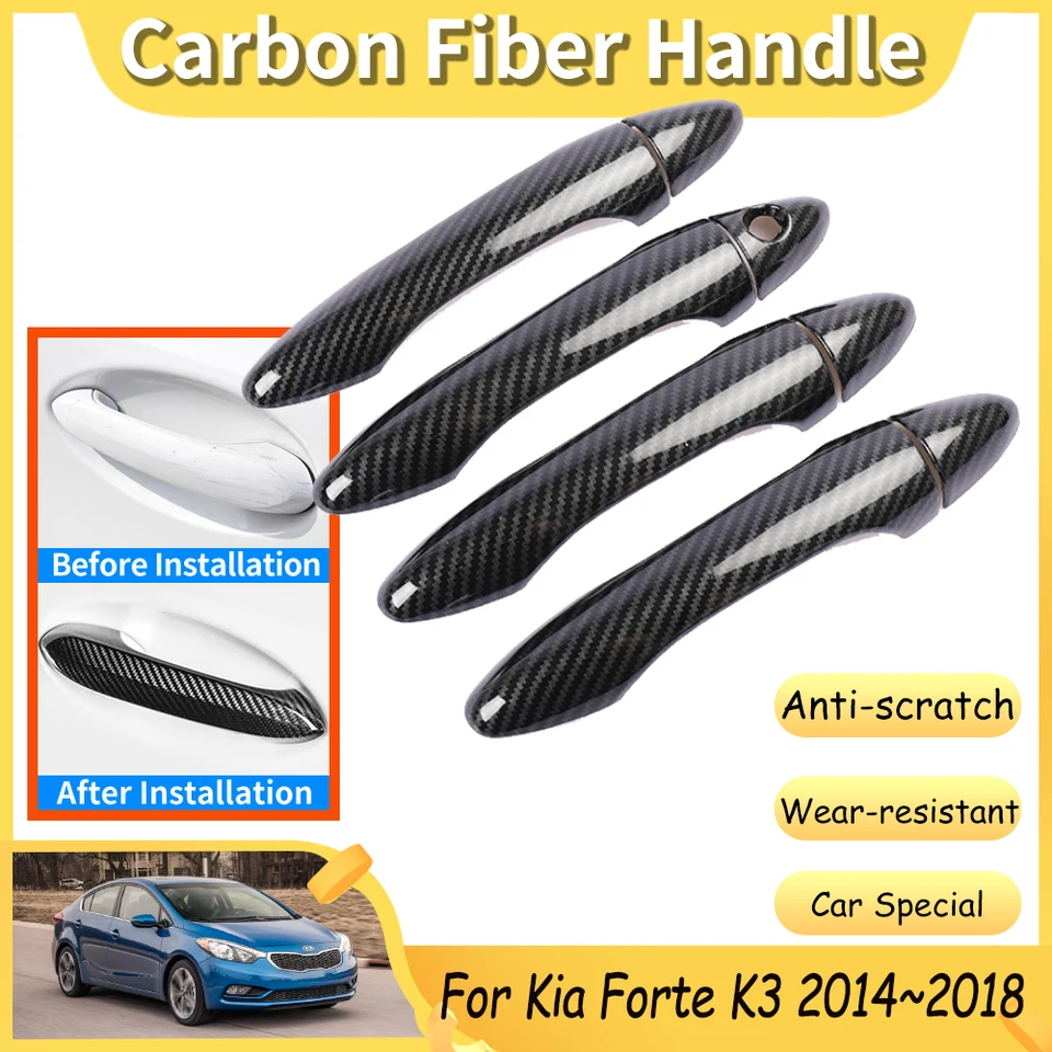 pre Kia Forte K3 Cerato YD 2014 2015 2016 2017 2018 Príslušenstvo Kryt z rukoväte Kryt krytu vozidla Cover Styling Styling