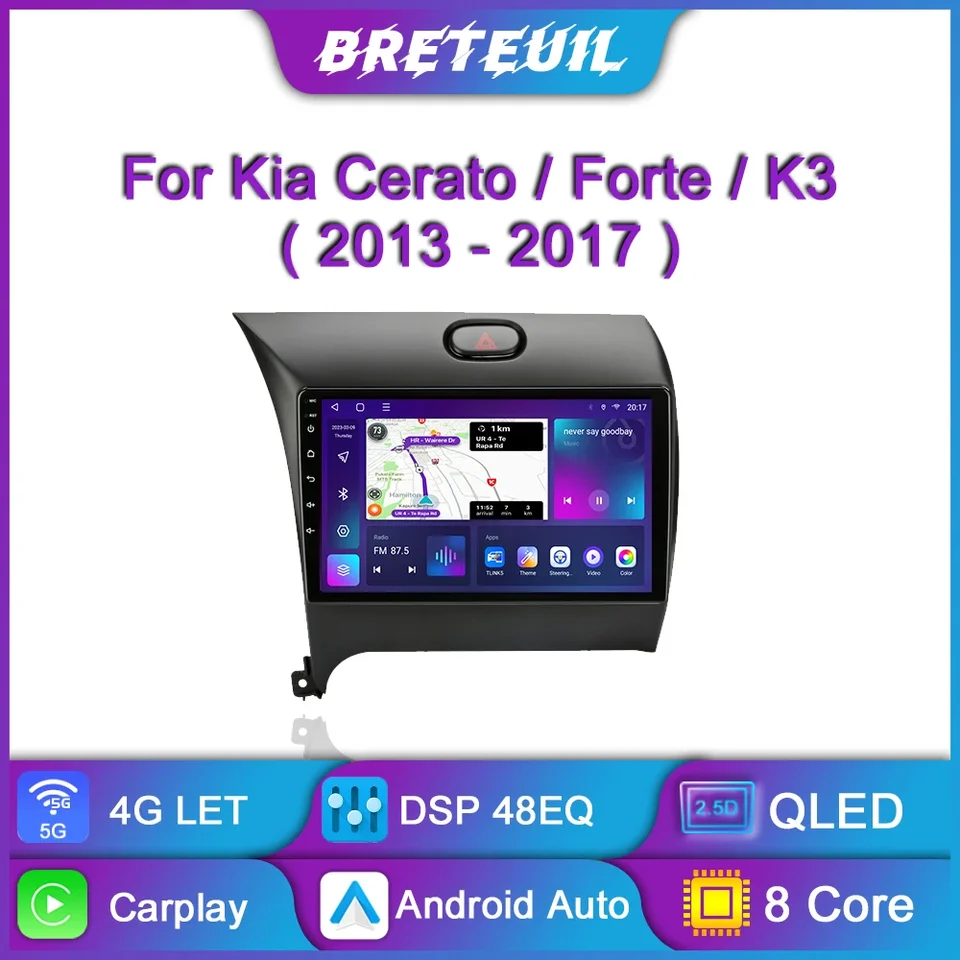 Pre Kia K3 Cerato Forte 3 2013 - 2017 Android Car Radio Multimedia Video Player GPS navigácia CarPlay Touch Screen Auto Stereo