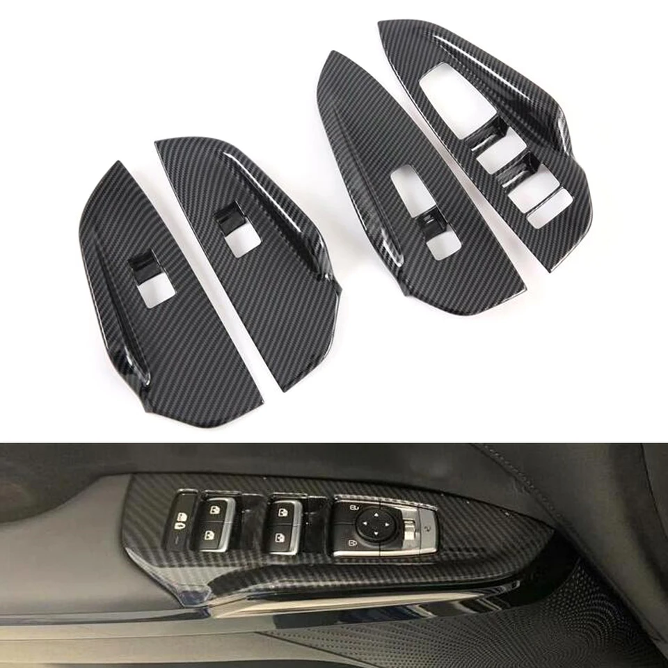 Pre KIA K5 2020 ľavá ruka pohon automobilu Dvery Dvere Lqurest Window Dift Switch Panel Styling Styling Automatické príslušenstvo 4ks