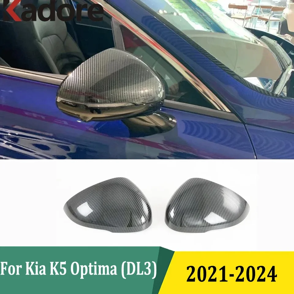 Pre Kia K5 Optima 2021 2022 2023 2024 Zadné zrkadlo uhlíkových vlákien Vzadie Zrkadlá