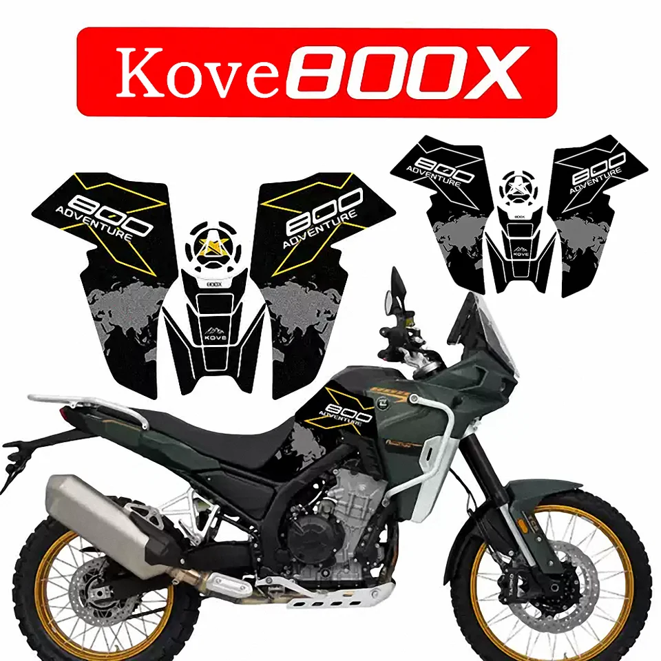 Pre Kove 800X Tank Pad Cover Cover Protector nálepka Motocyklové príslušenstvo reflexná paliva na strane grafiche súprav