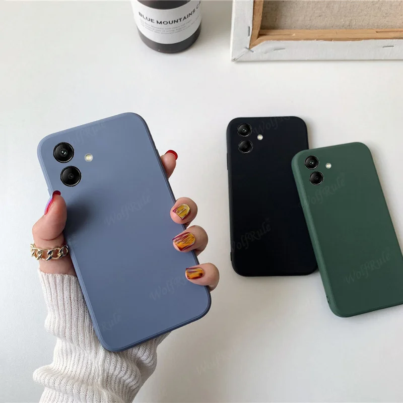 Pre kryt Samsung Galaxy A04 puzdro pre Samsung A04 A22S A23 A13 A33 A22 A52 A72 A12 A03 Bumper TPU Cover TPU pre Samsung A04 Fundas