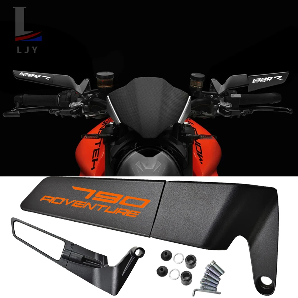 Pre KTM 790 1090 1190 1290 Super Adventure Motocykle CNC spätné zrkadlo Fixné krídlo