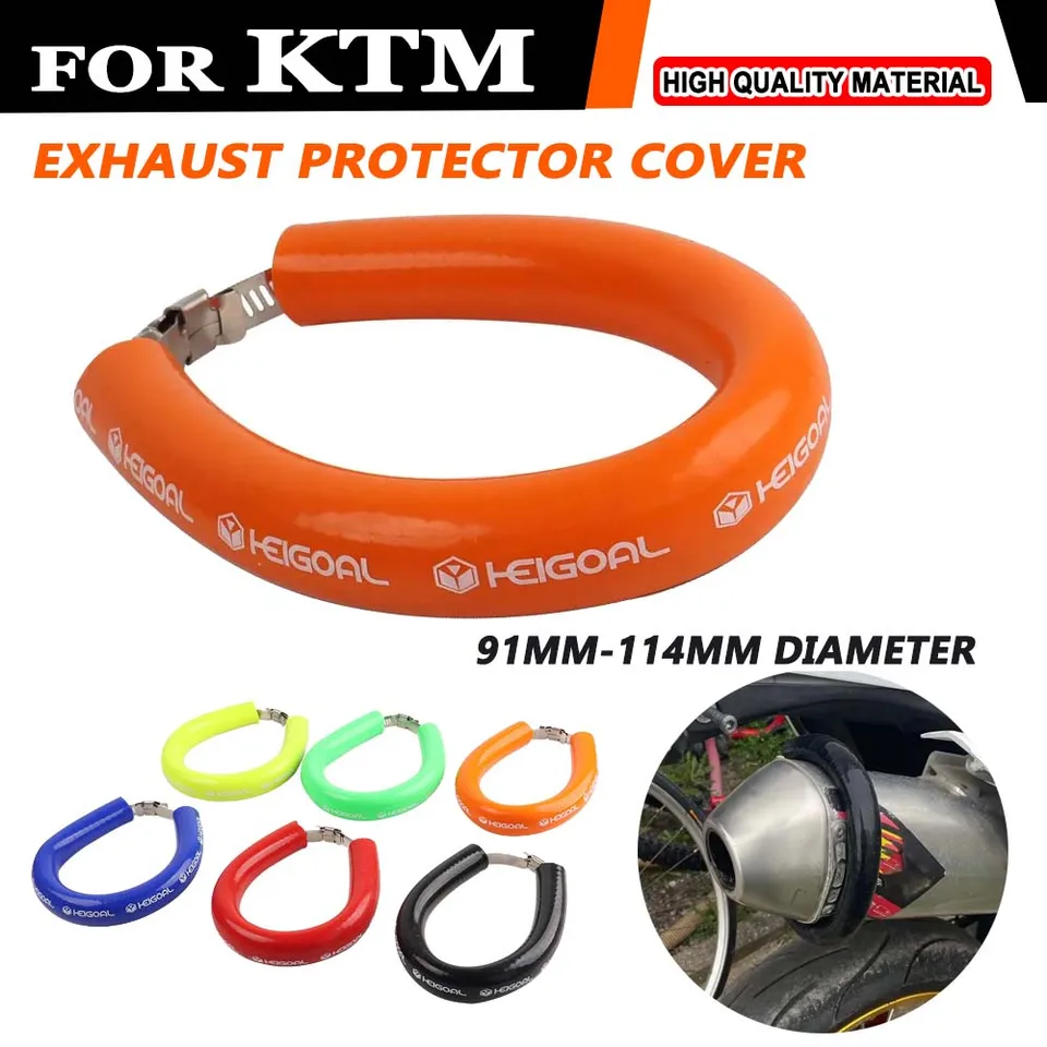 Pre KTM exc SX SXF excf xc xcf xcw MX 85 250 350 450 500 525 530 Anti-Fall Tepelný izolácia ochranca výfuku
