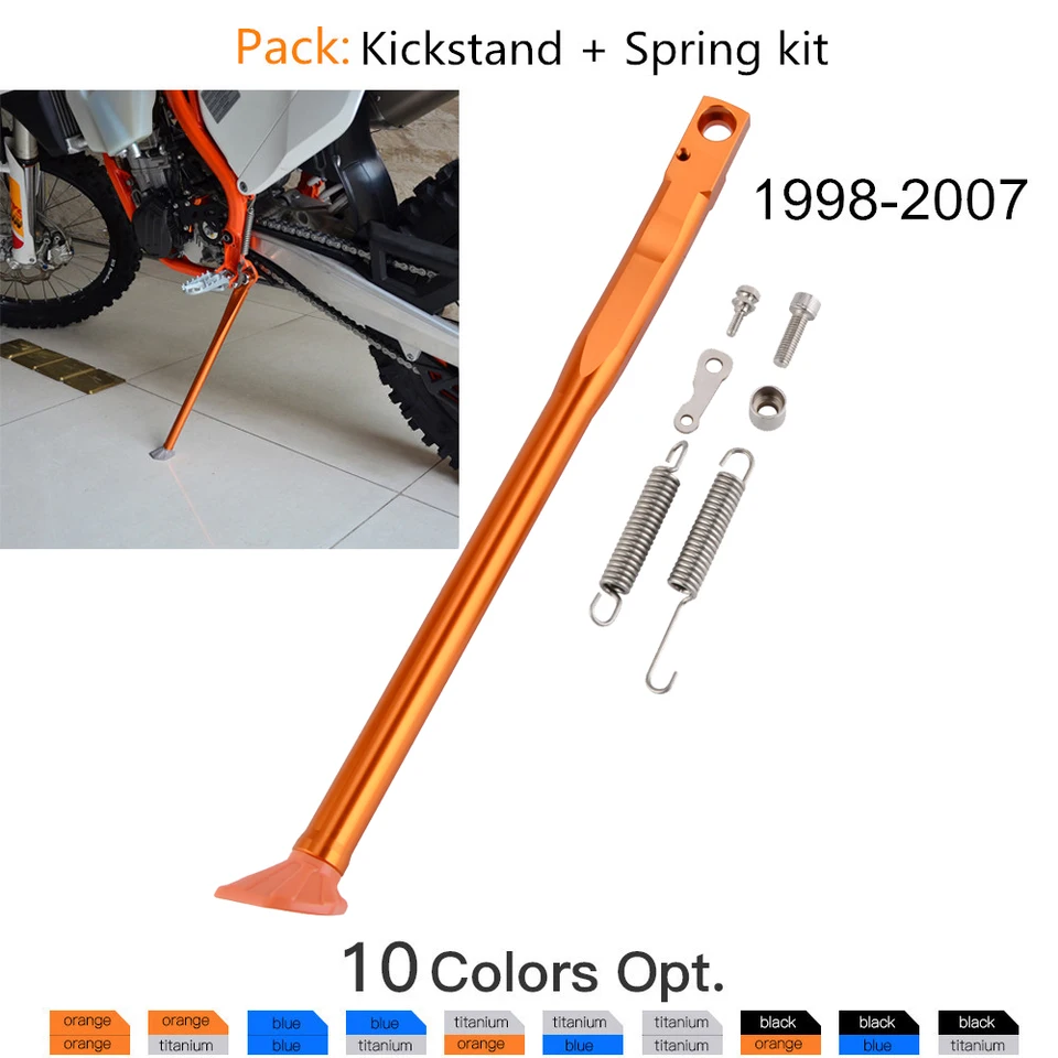 Pre KTM EXP 300 1998-2007 2006 Motocykel Kickstand Side Stund Súprava SPEAL Kit EX exc 125 EX 150 Exp 250 EXP 400 EXP 450 EXC 525
