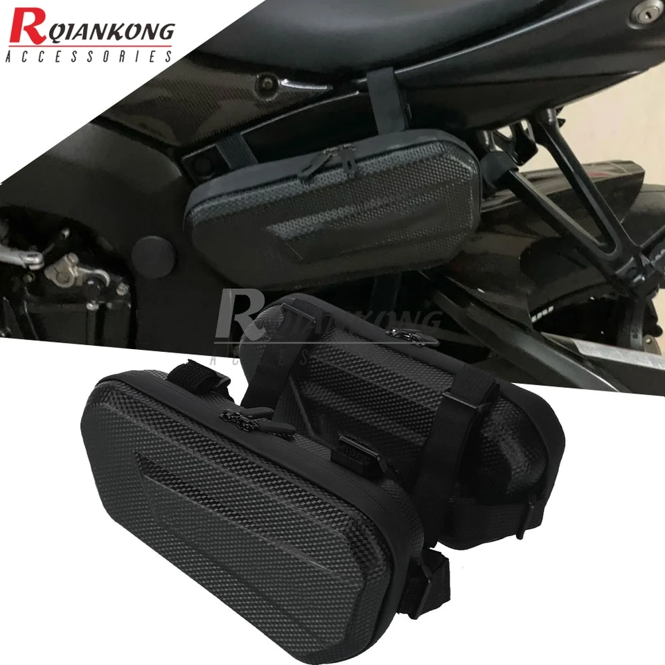Pre KTM VoGE Yamaha Honda Suzuki Kawasaki BMW Universal Motocykel bočné tašky na bočné kazetu vodotesné skladovacie vrecká Trigle Bag Trigle