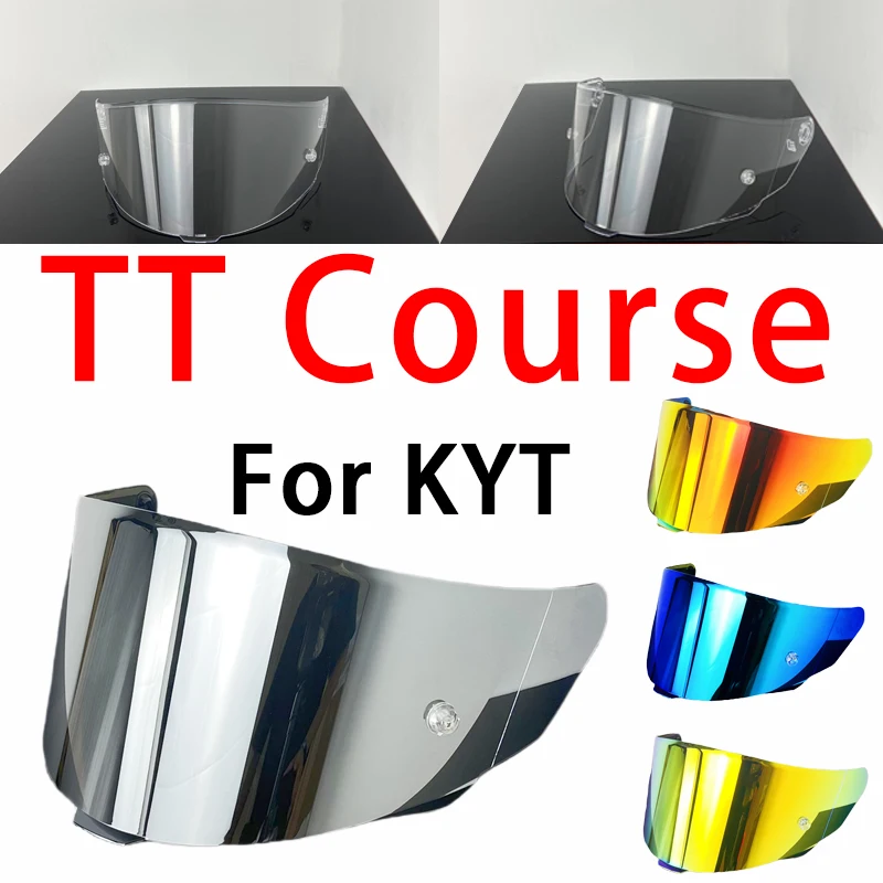 Pre kurz Kyt TT Motorycle Helma Visor objektív s plnou čelnou prilbou Casco Moto príslušenstvo čelné sklo Anti-UV Kyt Capacete