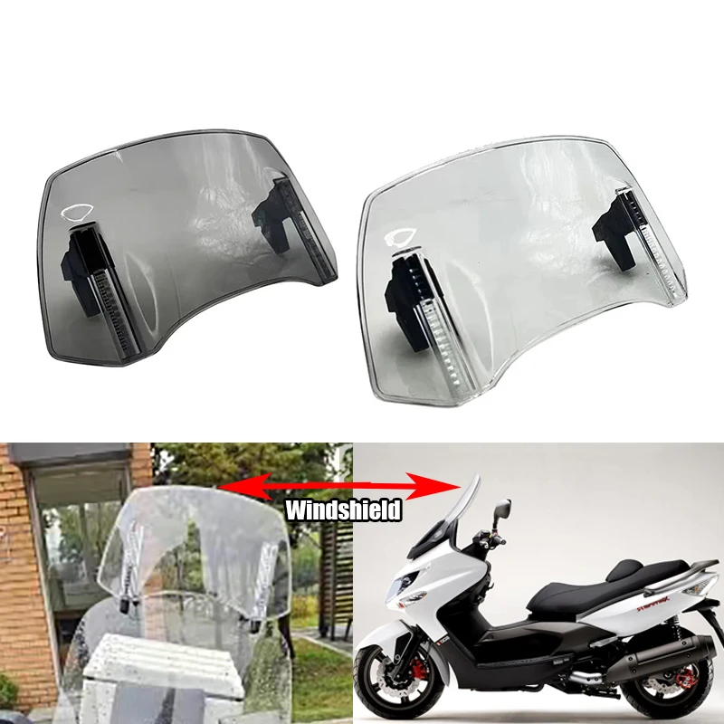 Pre Kymco Xciting 250i 400I 500I DTX360 350 125 AK 450 AK 550 550 I Motocykel Sport Sport Viser Viser DEFLOCKOVÝ SKLOR
