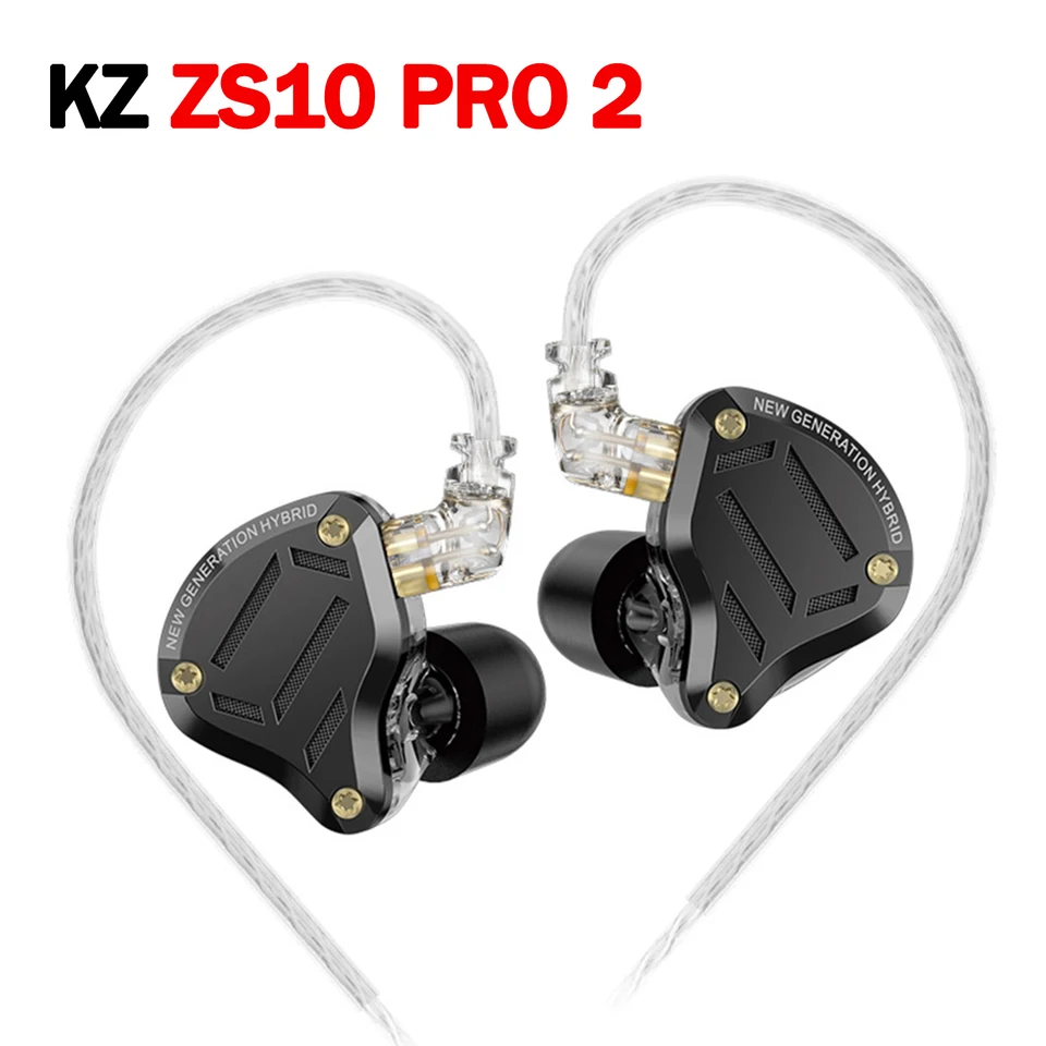 Pre KZ ZS10 PRO 2 Kovové slúchadlá HiFi v uši Basové uši ladenie spínačov slúchadiel Sport Sport Monitor Zvukový hluk Zníženie náhlavnej súpravy