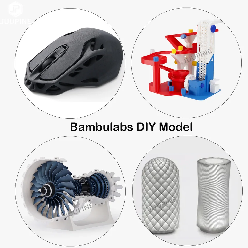 Pre laboratórium Bambu Lab 3D tlač Diy Creative Model počítačový bezdrôtový nabíjací nabíjací nabíjačku LED LED LIGHT Hardware Clock Darčeky