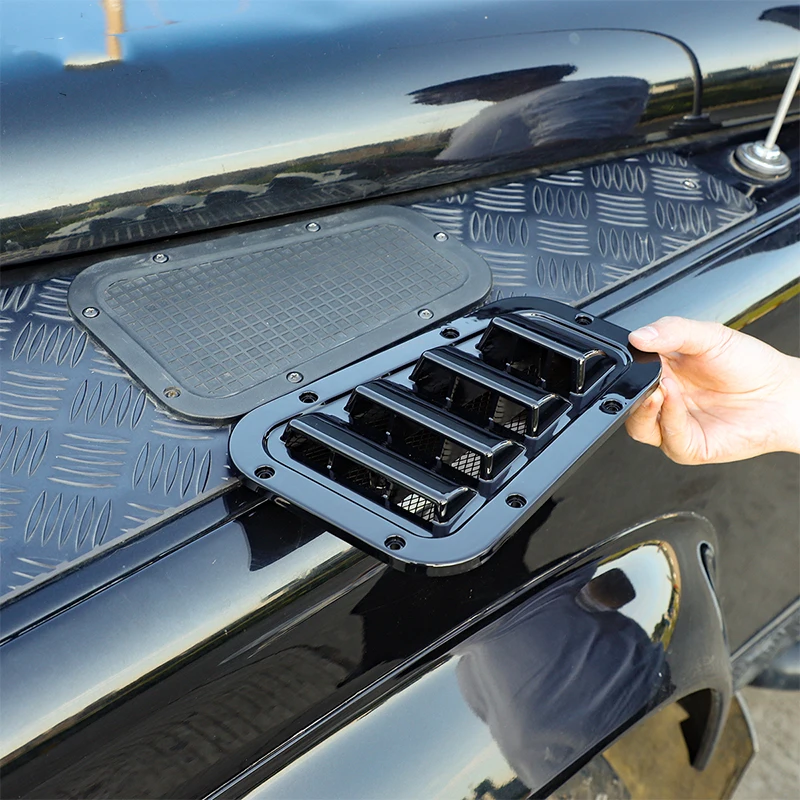 Pre Land Rover Defender CAR Auto prednej kapoty vetracie otvory na bočné obloženie kryt