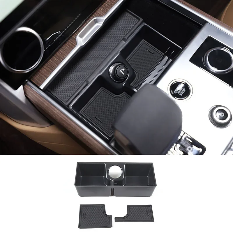 Pre Land Rover Range Rover Vogue L460 2023 ABS Čierny automobil Central Control Multifunkčný skladovací stojan na vozidlo Interiérové ​​príslušenstvo