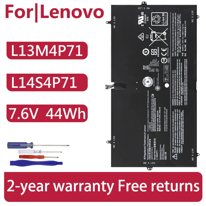 Pre laptopovú batériu Lenovo Yoga 3 Pro 1370 Pro-1370-80he Pro-5y71 Pro-i5y51 pro-i5y70 pro-i5y71 L13M4P71 L14S4P71