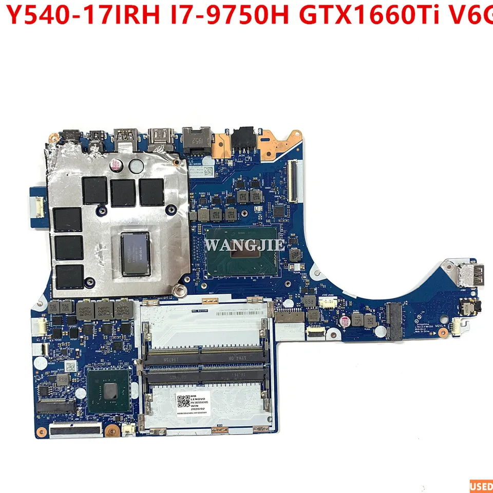 Pre Lenovo Legion Y540-17irh LAPTOP základnej dosky FY710/FY714 NM-C531 I7-9750H GTX1660TI V6G FRU: 5B20S42485 100% Pracovná práca