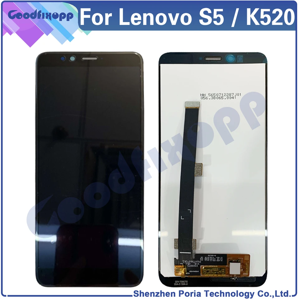 Pre Lenovo S5 K520 LCD displej dotykovej obrazovky Digitalizátor výmeny