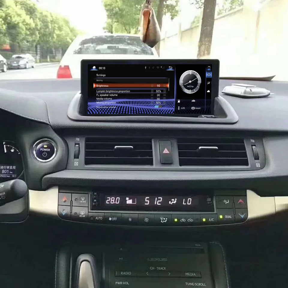 Pre Lexus CT A10 CT200H 2011 ~ 2019 Android 128g Multimediálny hráč stereofónny GPS DVD Rádio navigačná obrazovka Systémová jednotka
