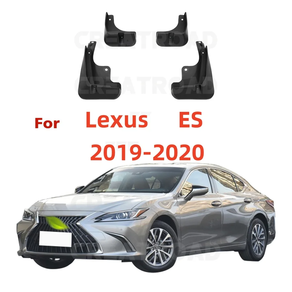 Pre Lexus Es ES300H ES350 F-Sport 2019-2020 Fender Mudguard Bahen Flaps Guard Splash Flap Mudguards Car Auto
