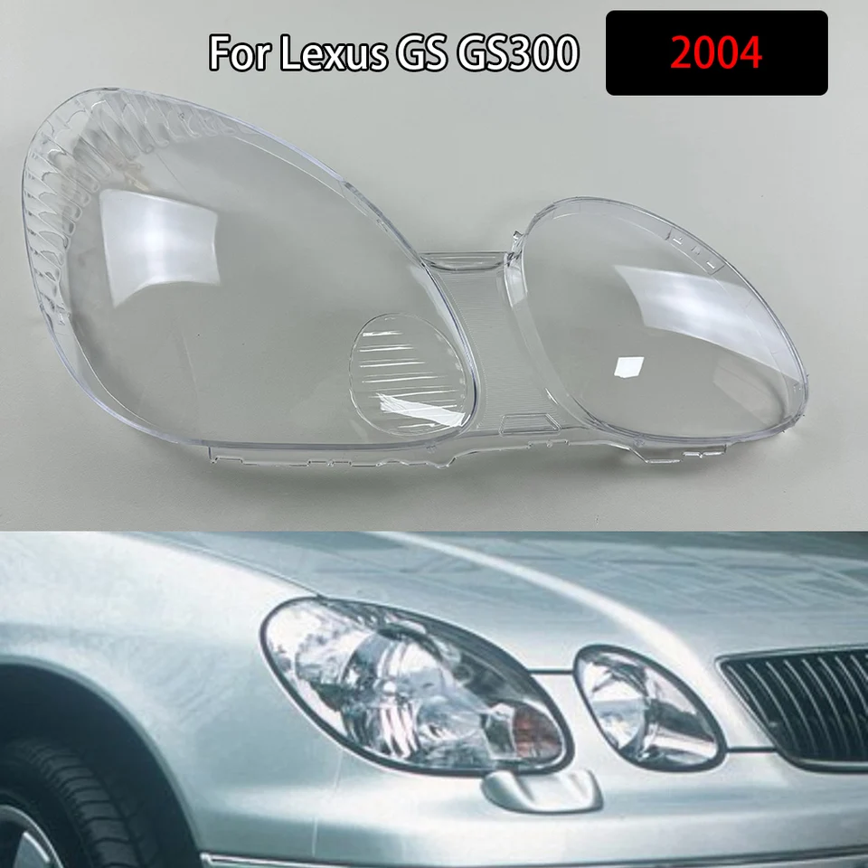 Pre Lexus GS GS300 2004 Transparentná tieňová maska ​​Svetlejová krytka Lampshade svetlomet shell Plexisklass Automatické náhradné diely