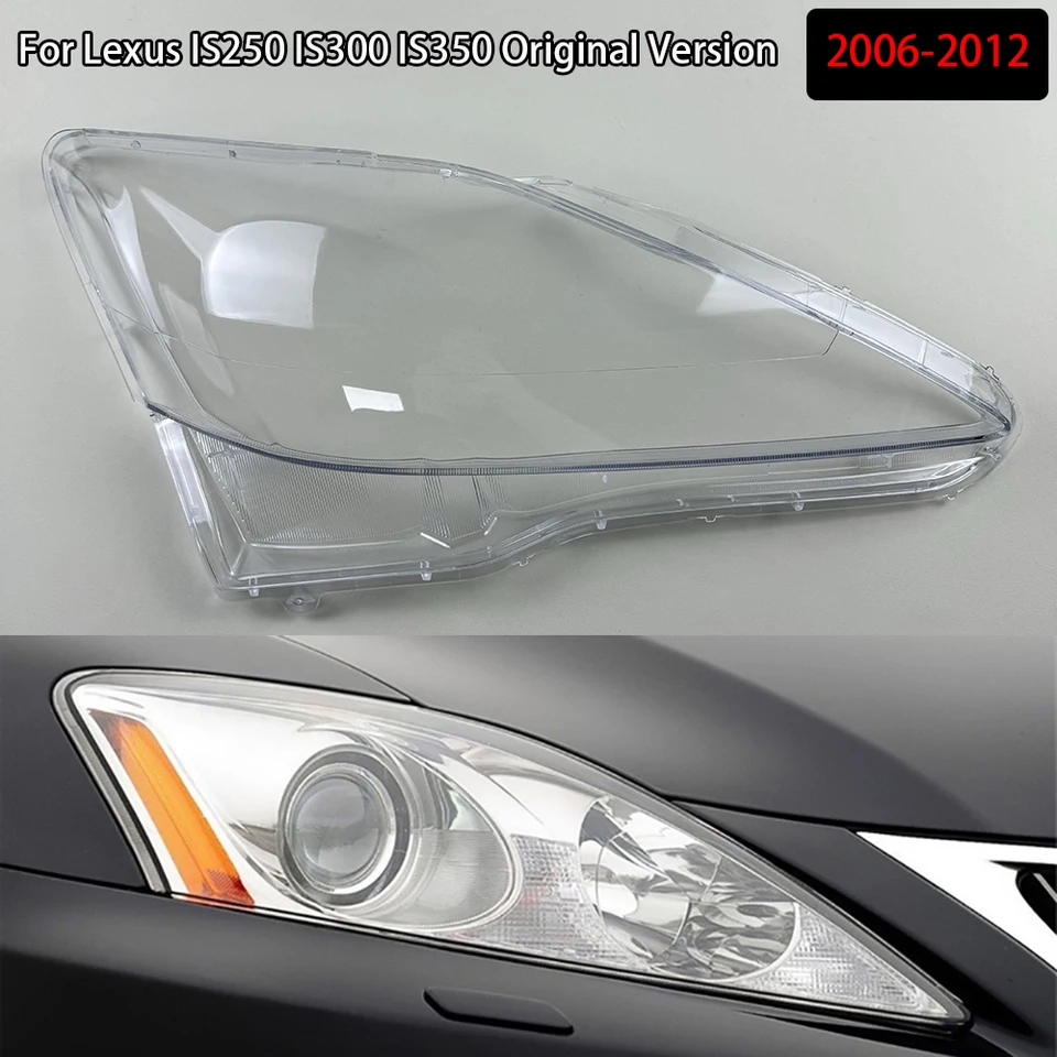 Pre Lexus IS250 IS300 IS350 2006-2012 Originálna verzia svetlomet shell lampa svetlometový krycí lampa priehľadná plexiskla
