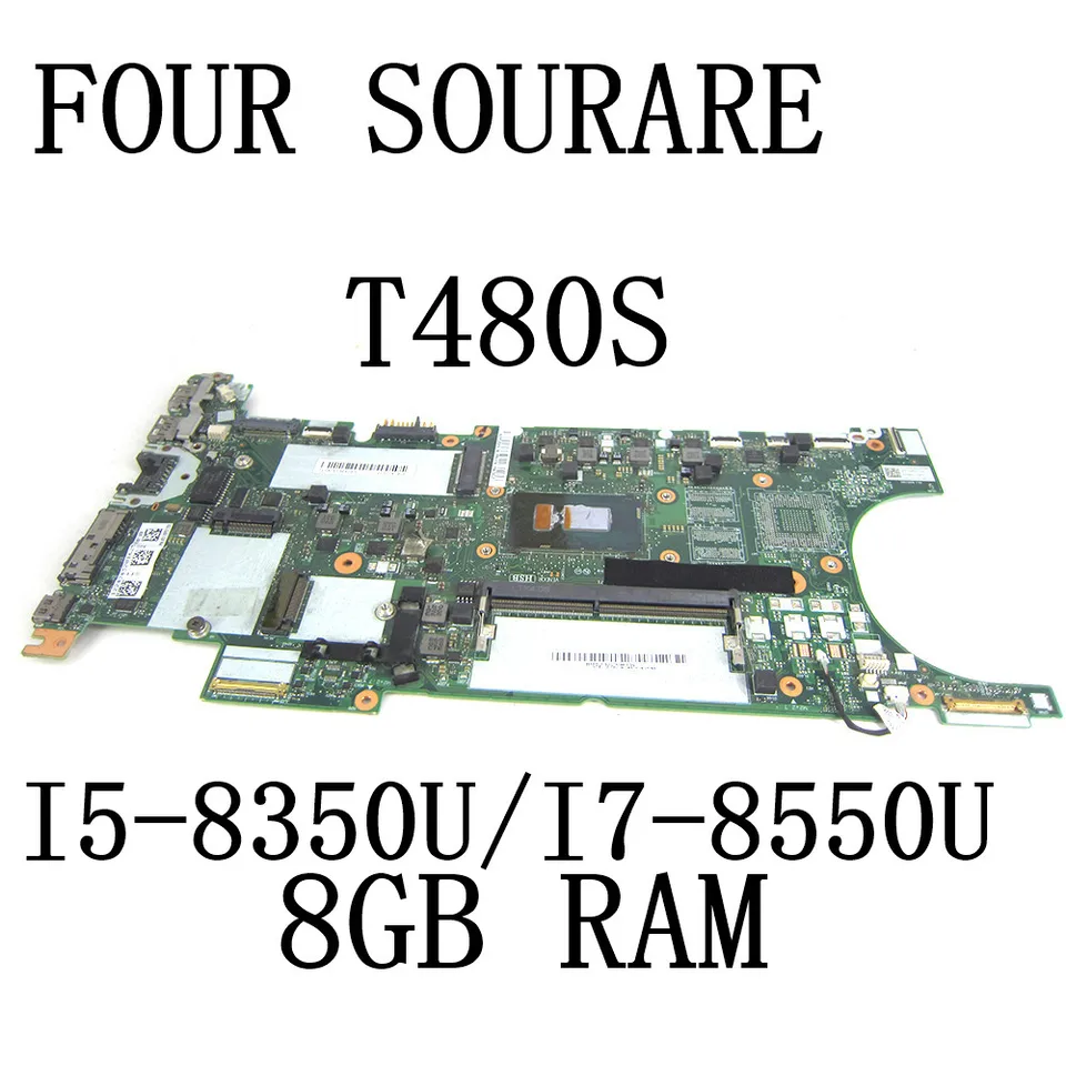 Pre Lienovo ThinkPad T480S pre laptop základnú dosku s procesorom I5-8350U/i7-8550U a 8 GB RAM NM-B471 Mainboard