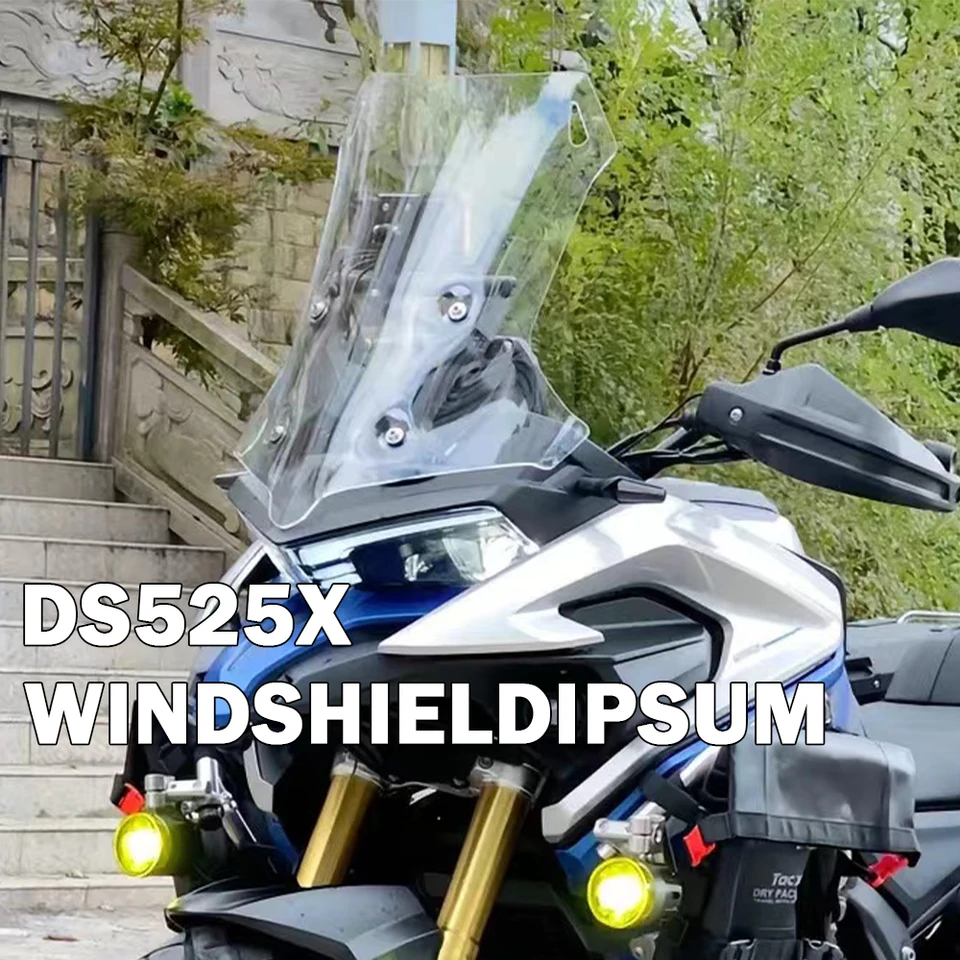 Pre Loncin VoGE DS525X DSX525 predné čelné sklo DS525X Predné sklo predného skla Zvýšená výška DS525X Predné sklo DS525X