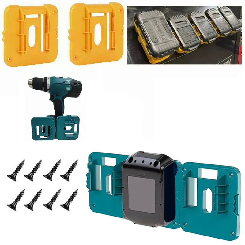 Pre Makita pre Dewalt 18V 20V spojku batérie držiak batérie držiak na držiak na držiak na držiak batérie základne držiak na stenu držiak na stenu nástenné držiak