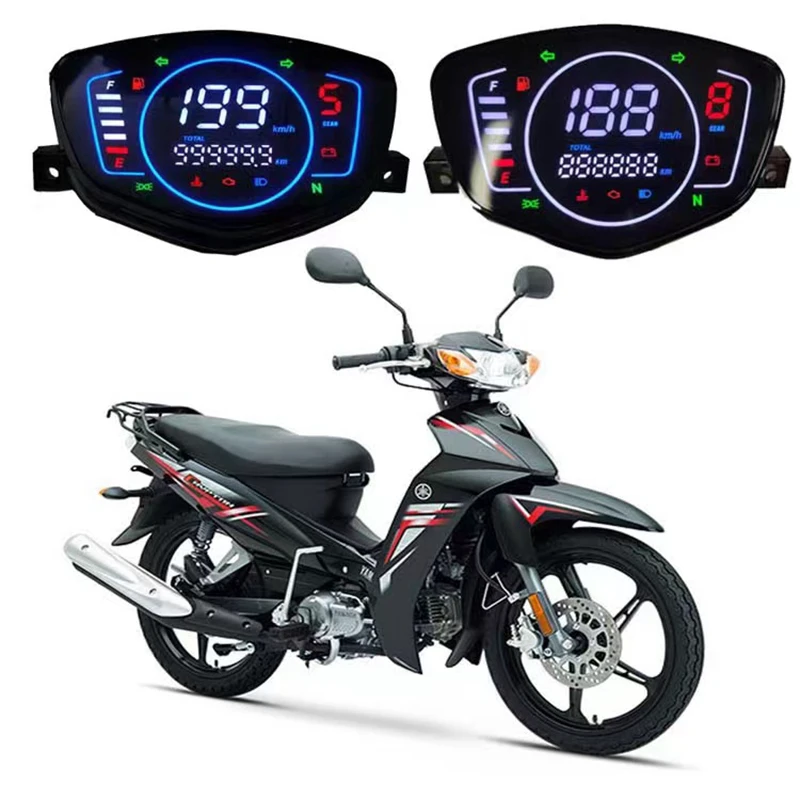 Pre Marvu VIP 50 Yamaha Crypton 110 Crypton X 135 Crypton R 135 Digitálny meter upravený Full LED meter.
