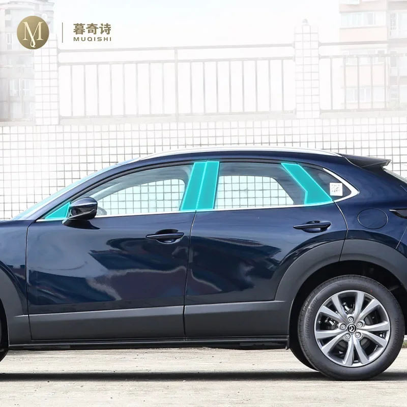 Pre Mazda CX-30 CX30 2020-2023 Vonkajšia ochrana automobilu BC okenný stĺp Pillar PPF Paint Protect Film TPU TRUSPArent Film