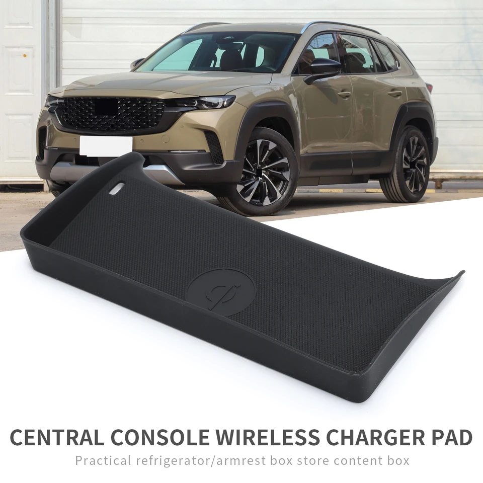 Pre Mazda CX-50 Anti-Slip Pat Silikone Central Console Wireless Car Car Interior Accessories (iba podložka)