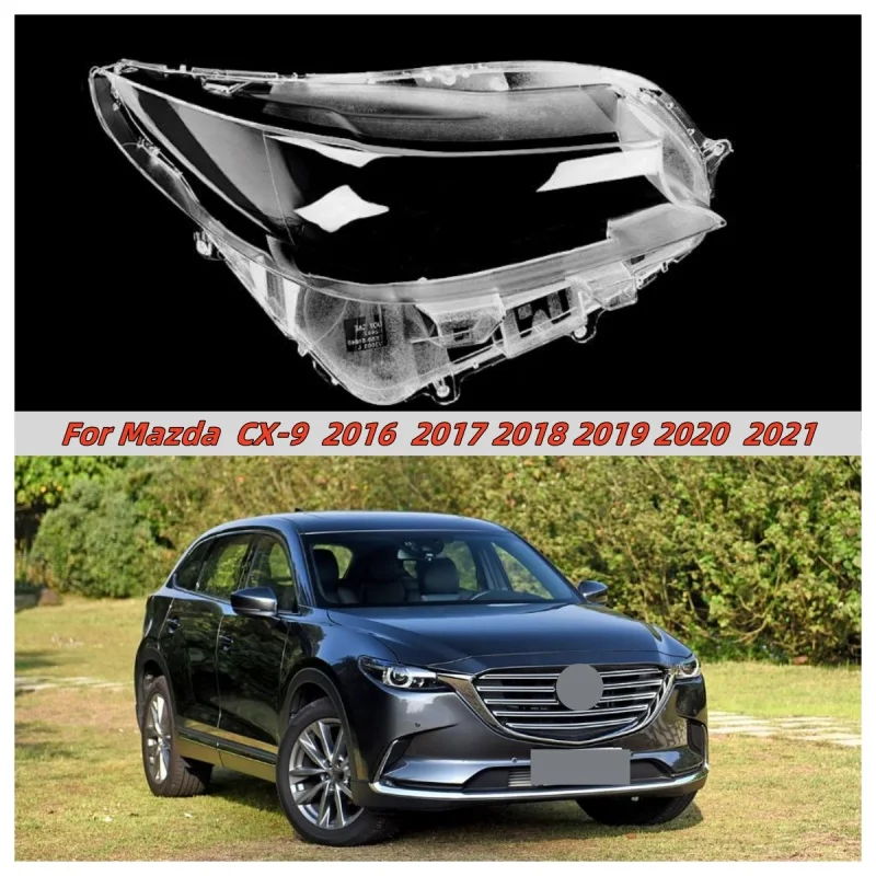 Pre Mazda CX-9 2016 2017 2018 2019 2020 2021 Svetlomet Priehľadné kryt