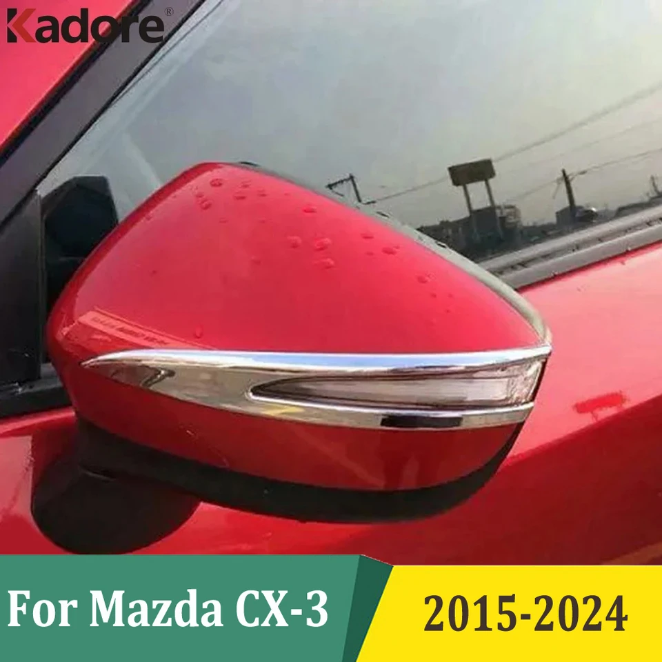 Pre Mazda CX5 CX-5 2015 2016 bočné dvere spätné zrkadlo Dekoratívny pásový kryt obloženie automobilových doplnkov pre Mazda CX3 CX-3 2015-2024