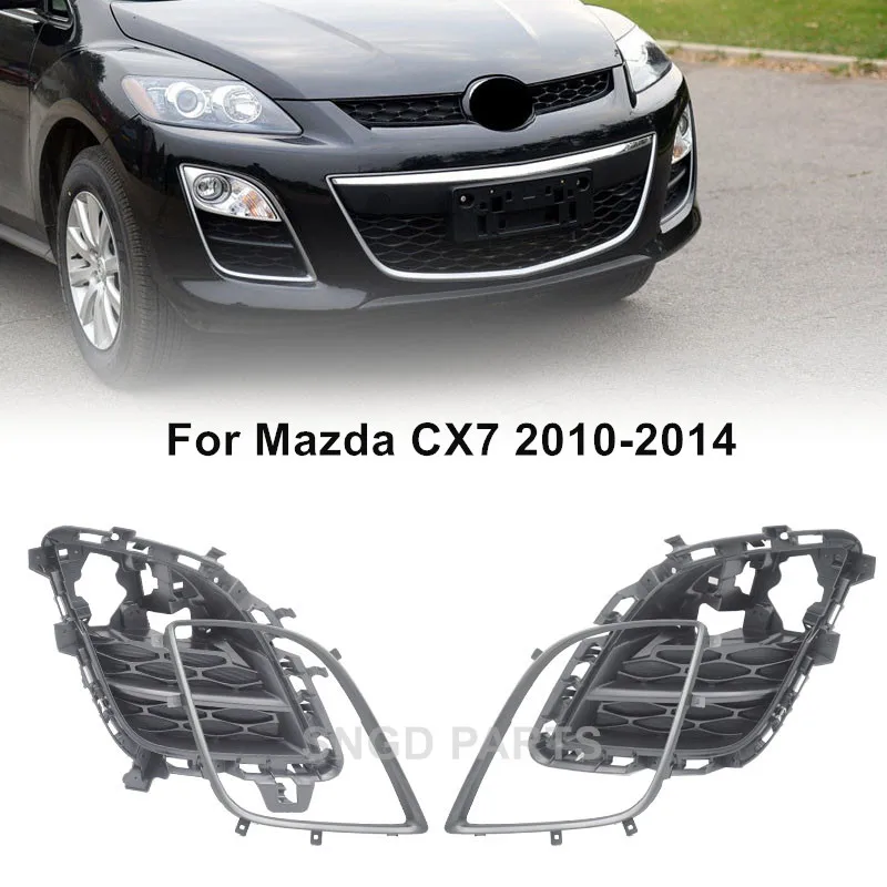 Pre Mazda CX7 CX-7 2010 2011 2012 2013 2014 Predný nárazník Fog Light Trim Rám FOG LAMP GRILL
