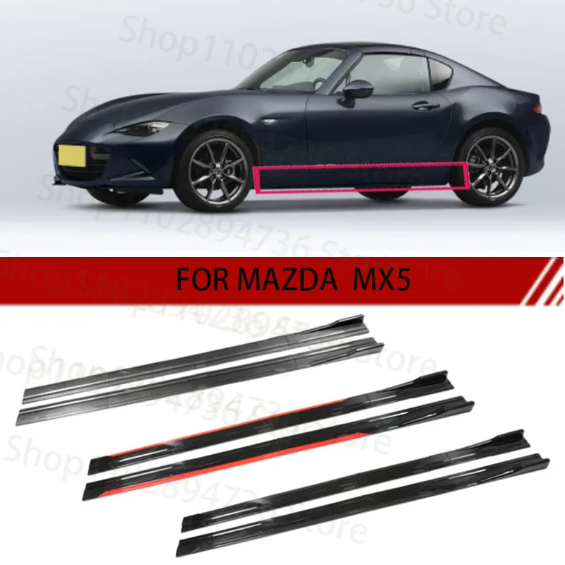 Pre Mazda MX5 2M Strana automobilovej sukne na predlžovanie doštičiek na pery 2,18 m pretekársky bočný spojler