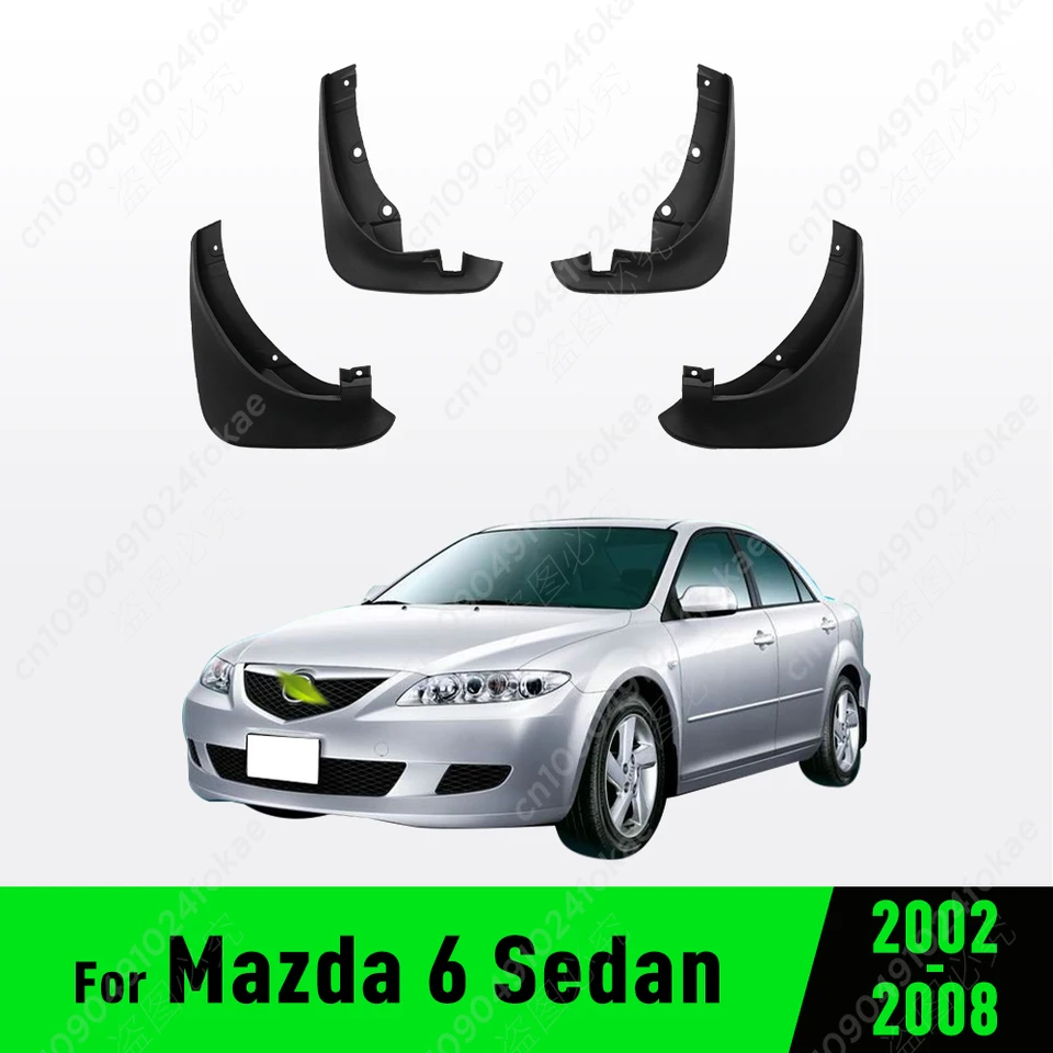 Pre Mazdu 6 Sedan 2002 2003 2004 2005 2006 2007 2008 Fender Mudguard Bahen Flaps Guard Splash Flap Mudguards Car Doplnky