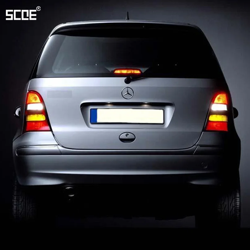 Pre Mercedes-Benz A Class (W168) A Class (W169) SCOE 2022 Nový 2x60SMD Super Bright Back Up Light Revert Light Styling