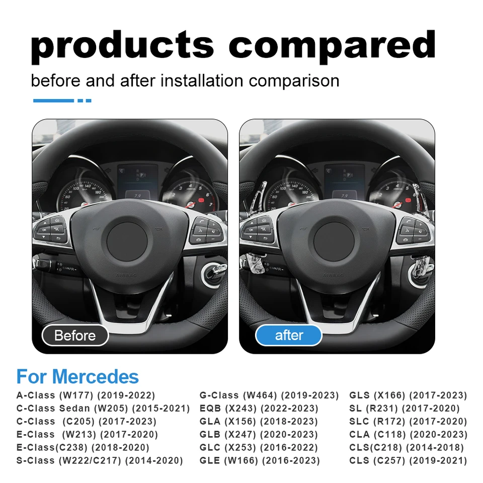 Pre Mercedes Benz Abce Gle Class W176 W205 W246 C117 W218 ABS ABS MELECKÝ PADLE PADLE SHIFTER SHIFTER SHION PADDLE BLADE BLADE