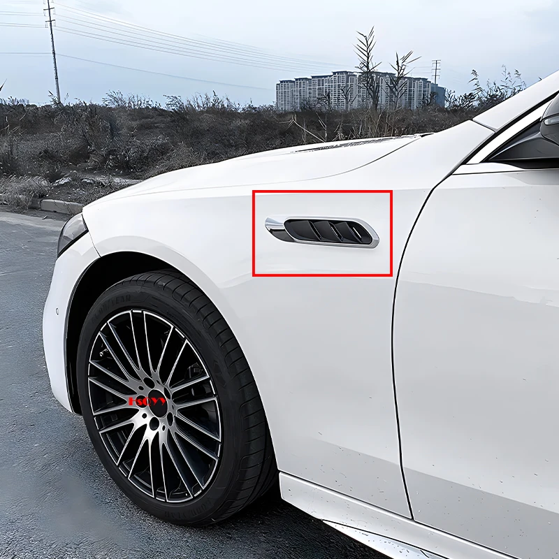 Pre Mercedes Benz C Class W206 C200 C220 C260 C300 2022-2024 Modifikovaná výzdoba bočného štítku C63S Blade AMG