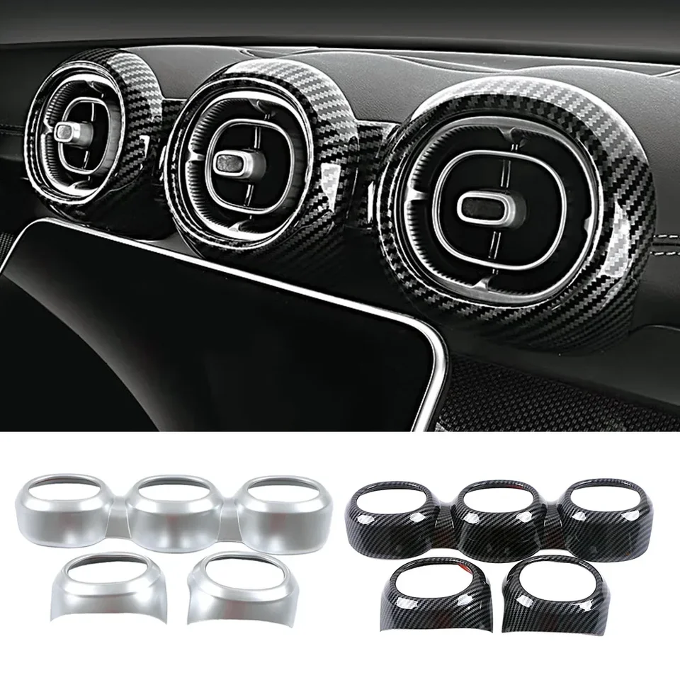 Pre Mercedes Benz C Class W206 S206 C200 C220 C300 2022 2023 Dashboard automobilu AC Air Outlet Vent Ring Cover Cover Tin