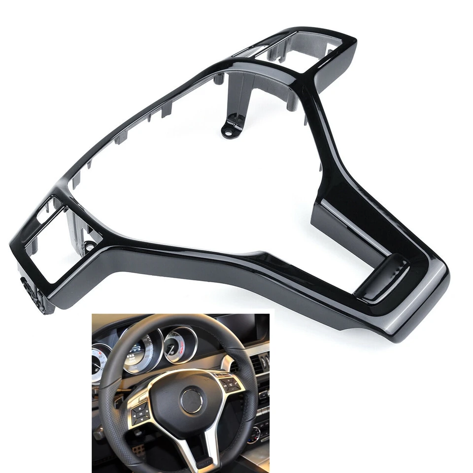 Pre Mercedes Benz C/E/CLA-Class W204 W212 W117 C172 C218 2012-2014 AMG Vzhľad uhlíkových vlákien/Čierna/strieborná kryt